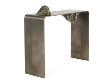AGMENT - Rectangular metal console table by JCP UNIVERSE - view 3